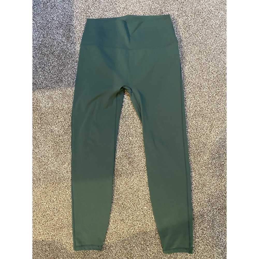 Gold Elite Girls XXL Forest Green High Waisted Athletic Gymnastics Leggings